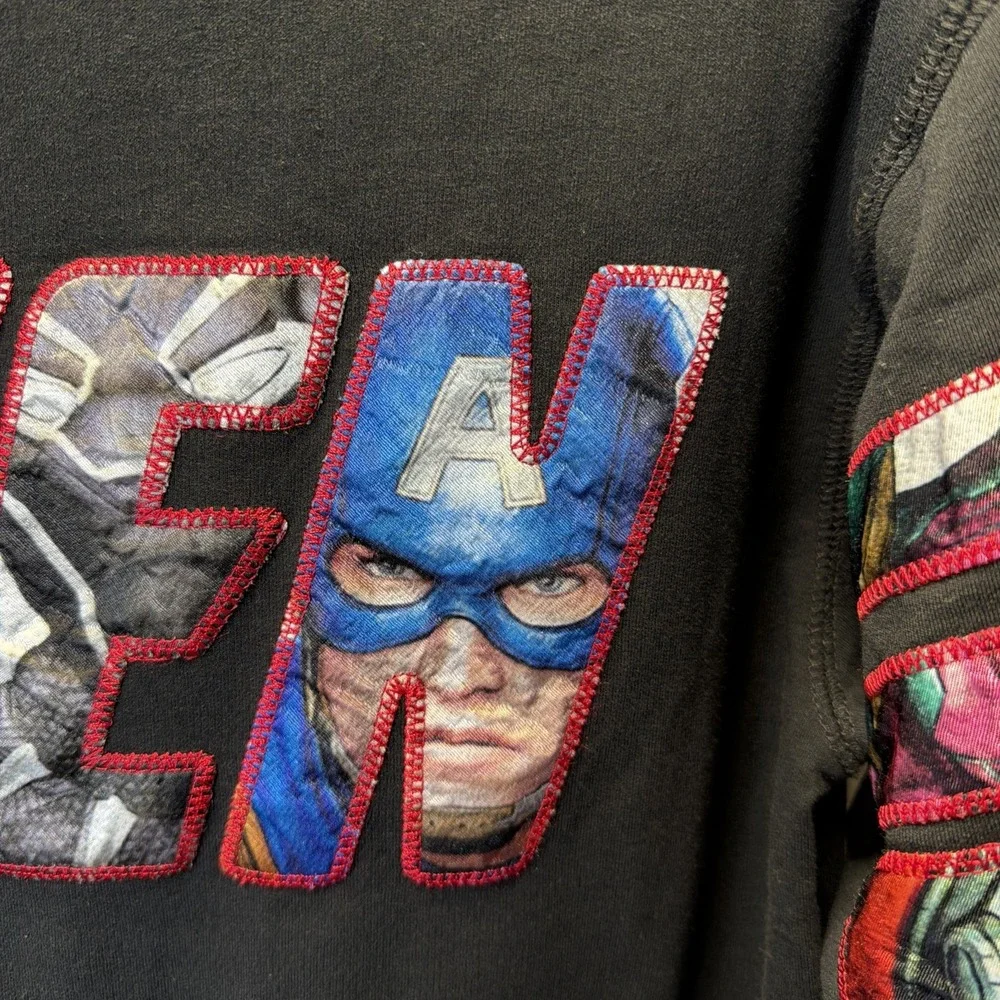 Disney Parks Marvel Avengers Long‎ Sleeve Top for Adults S Embroidered Pullover